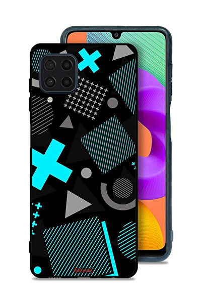 Tolwak Samsung Galaxy M22 Protective Case Cover Squid Game Icons