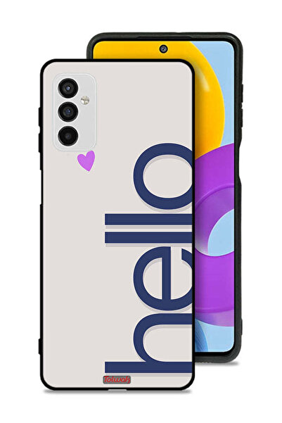 Tolwak Samsung Galaxy M52 5G Protective Case Cover Hello