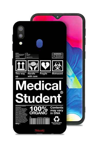 Tolwak غطاء حماية لهاتف سامسونج جالاكسي M20، ملصق طالب الطب