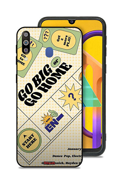 Tolwak Samsung Galaxy M30 Protective Case Cover Go Big Or Go Home