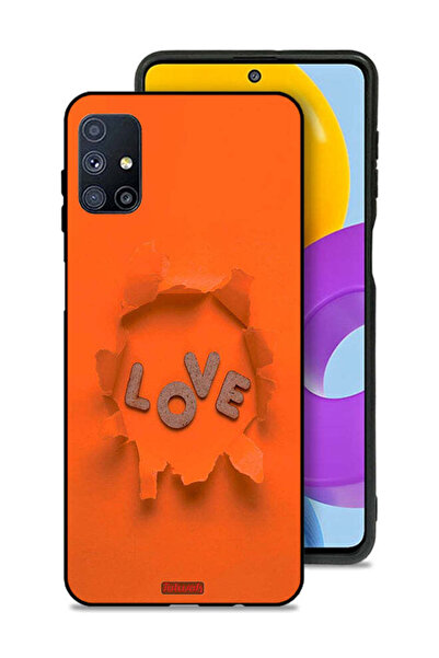 Tolwak Samsung Galaxy M51 Protective Case Cover Love