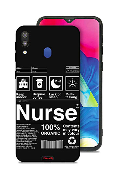 Tolwak غطاء حماية لهاتف سامسونج جالاكسي M20 - ملصق ممرضة