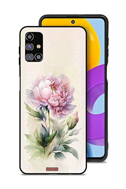 Tolwak غطاء حماية لهاتف سامسونج جالاكسي M31s بتصميم فني بألوان مائية وردية