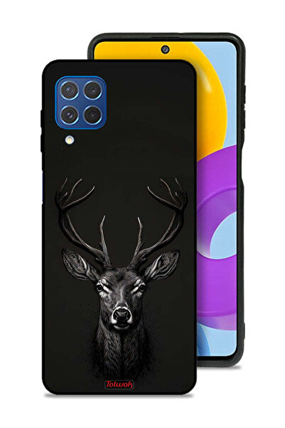 Tolwak غطاء حماية لهاتف سامسونج جالكسي M62 بتصميم غزال فني رقمي