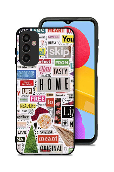 Tolwak غطاء حماية لهاتف Samsung Galaxy M13 مع ملصقات أصلية