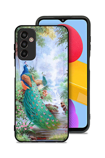 Tolwak غطاء حماية لهاتف سامسونج جالكسي F23 بنقشة الطاووس