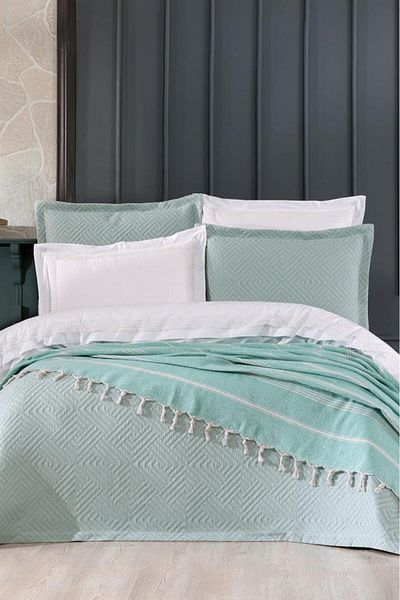 Çeyiz Diyarı Elite Modern 8 Piece Bridal Set Green