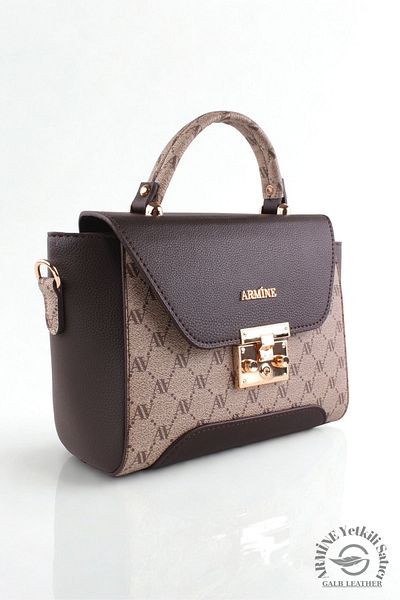 Armine Original Armine Premium Quality Women's Shoulder Bag Suitable for Daily Use 378 Mink