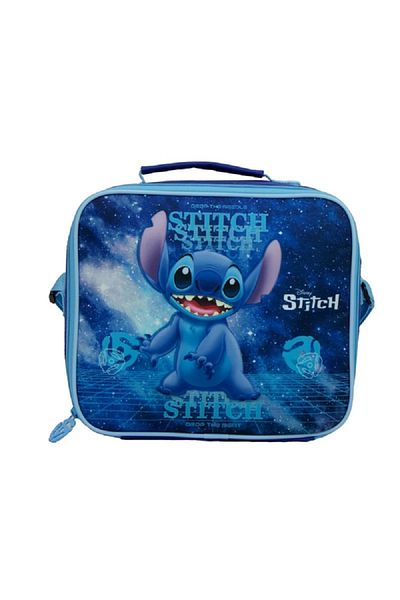 SUNCE Disney Stitch Insulated Zipper Closure Lunch Tote Blue
