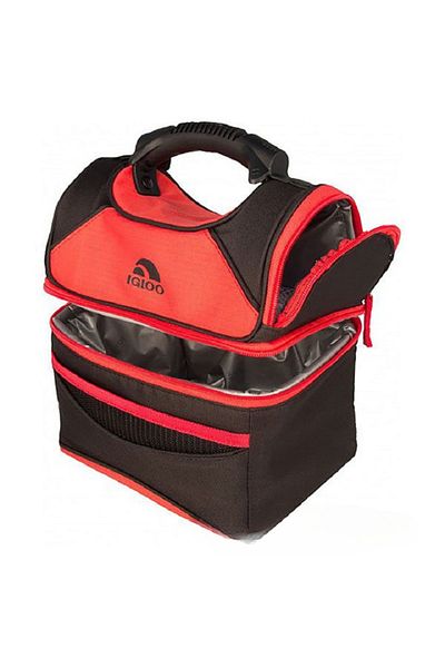 IGLOO 9-Can Zipper Closure Playmate Gripper Polyester Lunch Bag Cooler Assorted Color