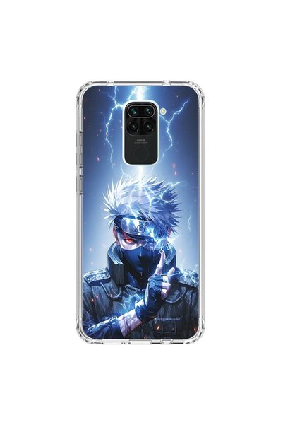 Dali Design حافظة شفافة متوافقة مع هاتف Xiaomi Redmi Note 9 بتصميم ناروتو كاكاشي