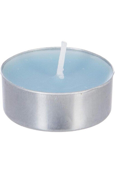 Atmosphera مجموعة شموع شاي برائحة زهرة تياري، 10 قطع، لون أزرق، 150 غرام