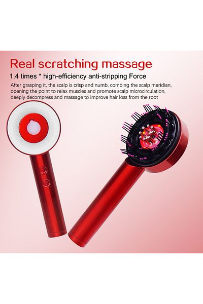 IUMEI Electric Hair Massage Comb, Scalp Care Red Light Prevention Hair Growth Comb
