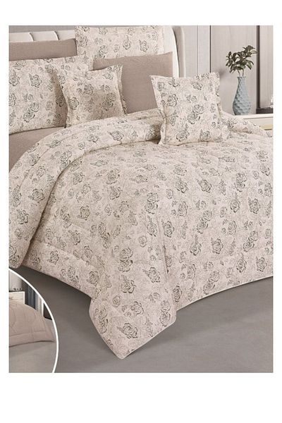smart home Double-sided comforter set, 8-piece comforter with comfortable inner filling, 8-piece double comforter fits two people's beds
