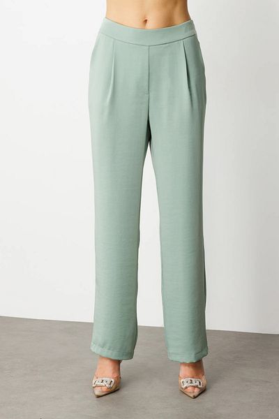 Ekol Single Pile Wide Leg Trousers -4266
