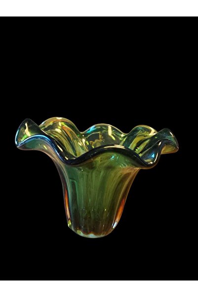 depo haki Zümrüt Yeşili Opalin Cam Kase