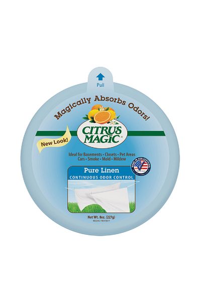 Citrus Magic Absorbs Odors Pure Linen Solid Air Freshener 8oz