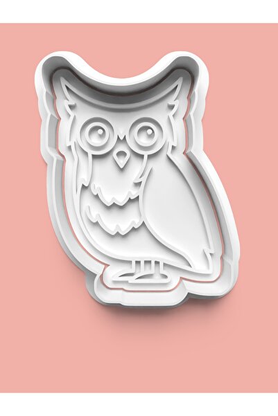 AKTASTORE قالب كوكيز على شكل بومة وقالب عجينة السكر 0357-1