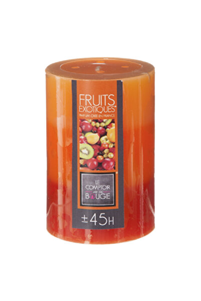 Atmosphera شمعة نينا ثلاثية الألوان برائحة الفواكه الغريبة، تدوم 45 ساعة، برت...