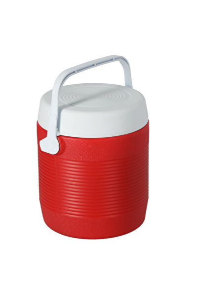 Cosmoplast Top and Side Handle Keep Cold Plastic Keep Cold Small Water Cooler Red 6 Liter