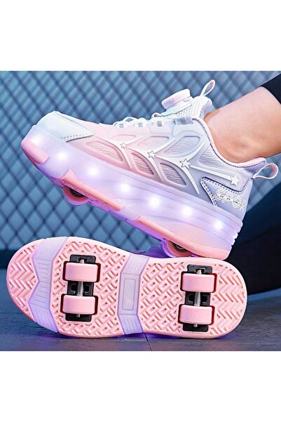 LİLLYPİCCA Tekerlekli LED Işıklı çok renkli Çocuk Spor Ayakkabı