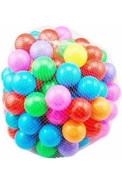 Toybox Toy Box 50-Piece Soft Plastic Ocean Balls Set Multicolor 6x6x6Cm