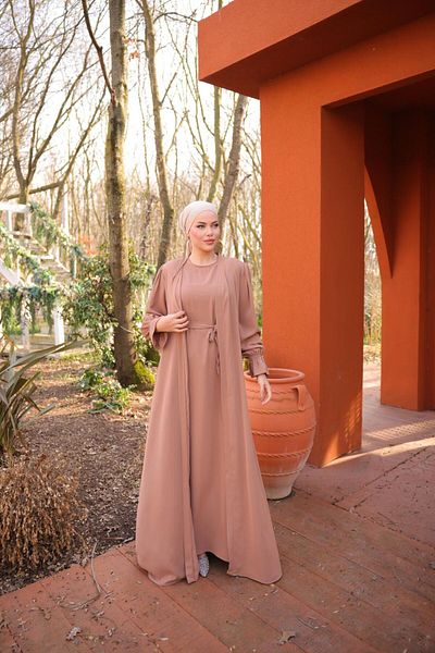 Nissra Ankanoor Double Abaya Set Anka25Zv29