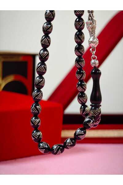 TAKIDA GÜMÜŞ Gümüş işlemeli Ateş Kehribar