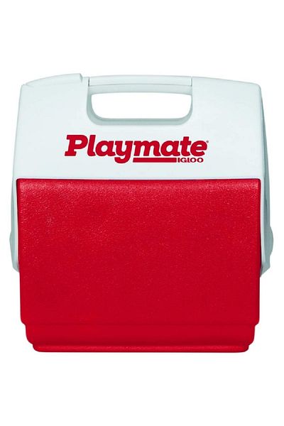 IGLOO Playmate Pal Personal Sized Portable Cooler Red and White 7 Quart