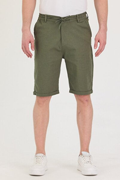 IMPOSING JNS Чоловічі шорти з легкої тканини, регулярного крою, нового сезону, кольору хакі
