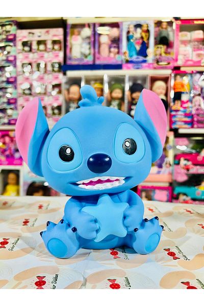 ÖZ KIRTASİYE Σκληρή πλαστική φιγούρα κουμπαρά Stitch