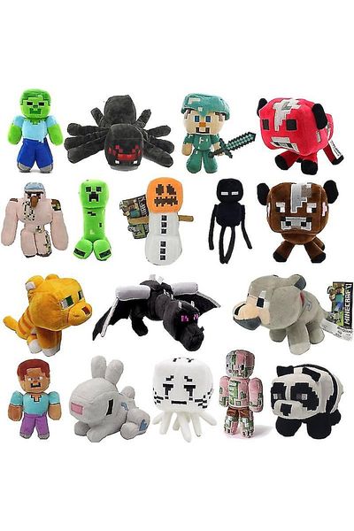 victiny Set 5 Minecraft Plush VICTINY ® 15/20 cm
