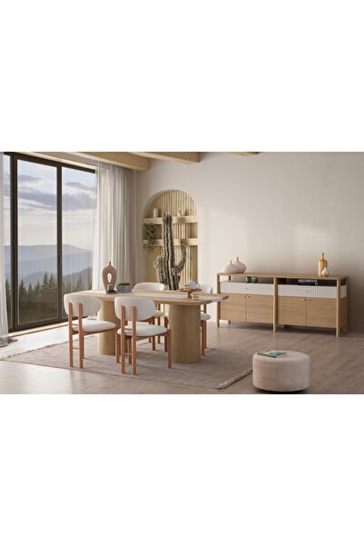 Vivense STELLA BOHEM YEMEK ODASI TAKIMI, SABİT MASA