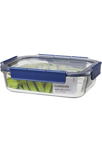 Lock & Lock Topclass Rectangular Leak-Proof Heat-Resistant Glass Food Contain...