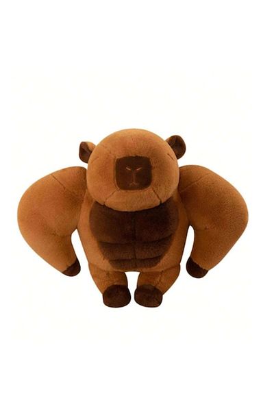 victiny Capibara halterofil, Plush Toy, VICTINY® brown, 35/40 cm /premium quality