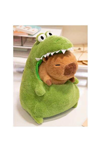 victiny Capibara Crocobara, Plush Toy, VICTINY® Premium Quality Brown + Set of 2 Capybara Plush Toys VICTIN