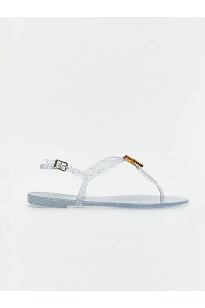 LC Waikiki Women's Beach Sandals with Buckle Detail