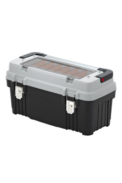kistenberg Optima 60 Durable Tool Box with Removable Separators Black and Grey