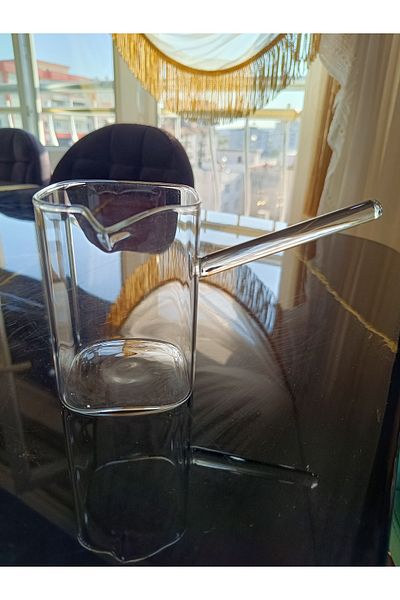 DEKOR ZÜCCACİYE HOME Krd Glass Coffee Pot Square Borosilicate