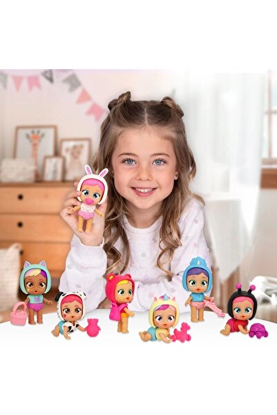 Muhcu Home PlayTime Mini Bebekler - Emekleyen Oyuncak Figür Bebekler Oyun Seti