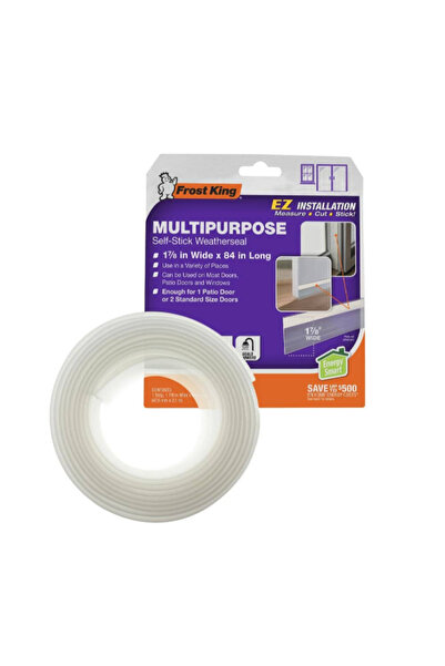 FROST KING شريط لاصق متعدد الأغراض لأبواب الفناء، مقاس 1-7/8 × 84 بوصة