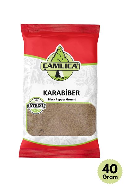 Çamlıca Baharat Black Pepper 40 Grams