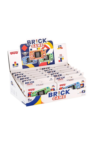 Muhcu Home ألعاب الضغط لوحدة التحكم في الألعاب الصغيرة من تيتريس بحجم السفر مناسبة لجميع الأعمار (قطعة واحدة)