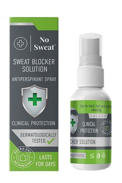 No Sweat Anti-Perspirant Spray 50ML - Treatment Of Excessive Perspiration And Hyperhidrosis