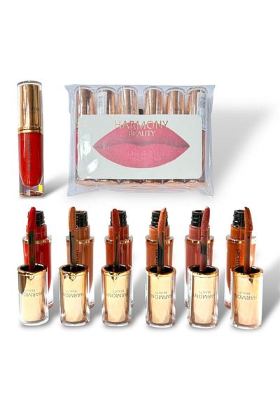 Harmony Long-lasting lipstick set - Shade A, 6 colors | Lasting wear and irresistible elegance