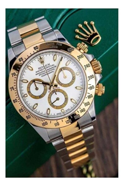 ROCKS Men's classic steel watch with battery, elegance and distinction