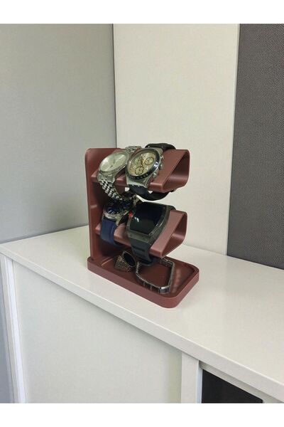 Marmoris Concept Watch and Jewelry Stand with Double Deck and Chamber - Doubl...