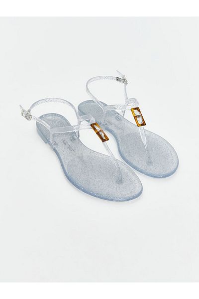 LC Waikiki Women's Beach Sandals with Buckle Detail