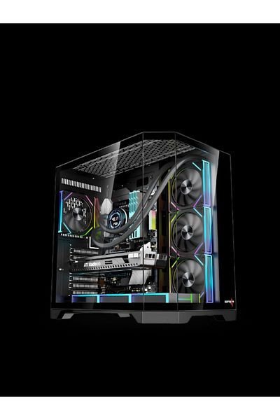 PC'GEN كمبيوتر ألعاب I7-14700f، Ram Ddr5 32gb، Rtx 5060 Ti 8gb، Ssd Nvme 1tb، لون أسود