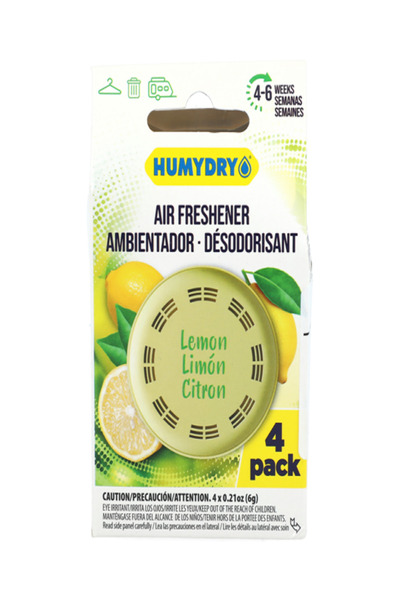 Humydry قرص معطر جو برائحة الليمون، 4 قطع